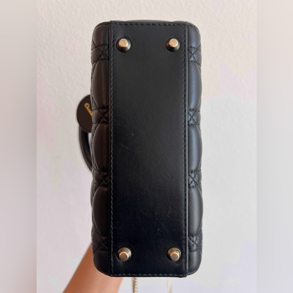 Mini Lady Dior Bag - Black - Picture 4 of 4